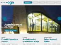 Frontpage screenshot for site: (http://www.arhitektura.hr/)