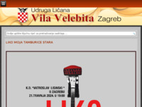 Frontpage screenshot for site: (http://vila-velebita.hr)