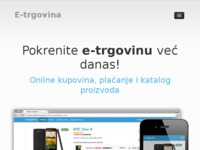 Frontpage screenshot for site: (http://e-trgovina.com.hr)