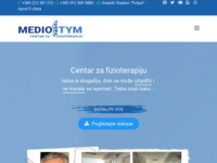 Frontpage screenshot for site: Mediostym - Centar za fizioterapiju, Split (http://mediostym.hr)