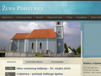 Frontpage screenshot for site: Župa Podturen (http://www.podturen-zupa.hr)