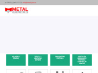 Frontpage screenshot for site: (http://www.metal-plus.hr)