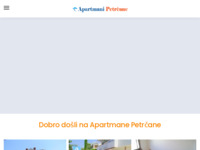 Frontpage screenshot for site: Apartmani Petrčane, Zadar (http://www.drago-petrcani.com)