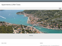 Frontpage screenshot for site: Apartmani Luna Tisno, Hrvatska (http://tisno-apartmani.com)
