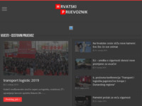 Frontpage screenshot for site: Hrvatski prijevoznik - prijevoznički portal (http://www.hrvatskiprijevoznik.hr)