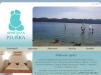 Frontpage screenshot for site: (http://www.apartmentpeliska.com)