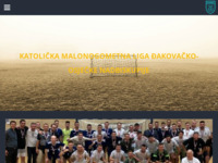 Frontpage screenshot for site: KMNL Đakovačko-osječke nadbiskupije (http://www.kmnl.hr)