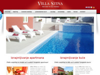 Frontpage screenshot for site: (http://apartmani-stina.com)
