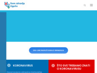 Frontpage screenshot for site: Dom zdravlja Ogulin (http://www.domzdravlja-ogulin.hr/)