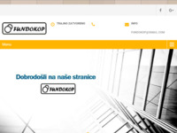 Frontpage screenshot for site: Fundokop Fasade i završne žbuke (http://fundokop.hr)