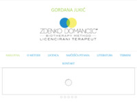 Frontpage screenshot for site: Bioterapija po metodi Zdenka Domančića - Terapeut Gordana Jukić (http://www.bioterapija-gjukic.hr)