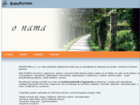 Frontpage screenshot for site: (http://www.eurofutura.hr)