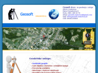 Frontpage screenshot for site: (http://www.geosoft-orahovica.hr)