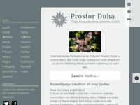 Frontpage screenshot for site: Prostor Duha (http://www.prostorduha.hr)