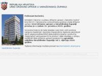 Frontpage screenshot for site: Ured državne uprave u Varaždinskoj županiji (http://www.uduvz.hr)