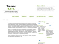 Frontpage screenshot for site: Tremac d.o.o. (http://www.tremac.hr)