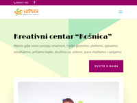 Frontpage screenshot for site: Kreativni centar Košnica (http://www.kosnica.hr)