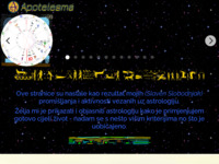 Frontpage screenshot for site: (http://www.apotelesma-astrologija.hr)