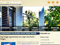 Frontpage screenshot for site: Apartmani Čiovo (http://www.toptrogir.com/)