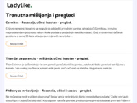 Slika naslovnice sjedišta: Pravo mjesto za sve žene - Ladylike (http://www.ladylike.hr)