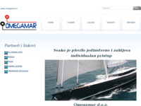 Frontpage screenshot for site: Omegamar d.o.o. - Servisne usluge u nautičkom turizmu (http://www.omegamar.hr)
