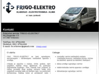 Frontpage screenshot for site: Frigo - Elektro Vrbovec (http://frigo-elektro-jurkovic.hr/)