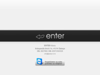 Frontpage screenshot for site: Enter d.o.o. (http://www.enter-it.hr)