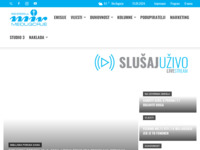Frontpage screenshot for site: (http://www.radio-medjugorje.com)