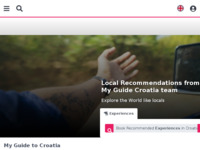 Frontpage screenshot for site: Croatia Travel Guide - My Destination Croatia (http://www.mydestination.com/croatia)