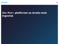 Frontpage screenshot for site: VSC Pro+ Izrada Internet Trgovina (http://www.vsc-pro.com/)