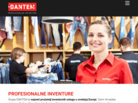 Frontpage screenshot for site: DANTEM - profesionalne inventure (http://www.dantem.hr)