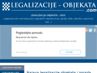 Slika naslovnice sjedišta: Legalizacije objekata (http://legalizacije-objekata.com)