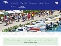 Frontpage screenshot for site: Turistička zajednica grada Paga (http://www.tzgpag.hr)