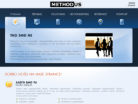 Frontpage screenshot for site: Methodus d.o.o. - Training, Coaching, Consulting (http://www.methodus.org)