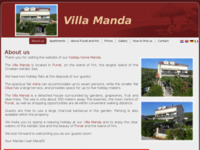 Frontpage screenshot for site: Villa Manda - apartmani Punat, otok Krk (http://villa-manda.net)