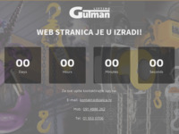 Frontpage screenshot for site: Dizalica – Sredstva za podizanje i vezivanje tereta (http://dizalica.hr)