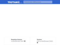 Frontpage screenshot for site: (http://www.trutanic.hr)