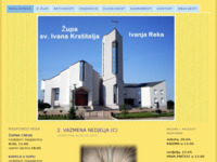 Frontpage screenshot for site: Župa Ivanja Reka (http://www.ivanjareka.zupa.hr)