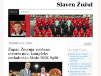 Frontpage screenshot for site: Slaven Žužul - diplomirani inžinjer strojarstva (http://slavenzuzul.wordpress.com/)
