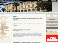 Frontpage screenshot for site: (http://ss-zcrnje-rovinj.skole.hr/)