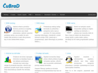 Frontpage screenshot for site: (http://www.cubrad.com)