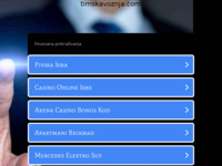 Frontpage screenshot for site: (http://timskavoznja.com)