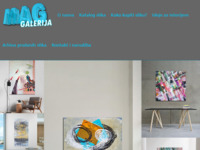 Frontpage screenshot for site: MAG galerija - moderne apstraktne slike po niskim cijenama (http://www.mag-galerija.hr)