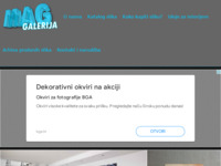 Frontpage screenshot for site: MAG galerija - moderne apstraktne slike po niskim cijenama (http://www.mag-galerija.hr)