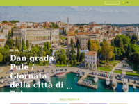 Frontpage screenshot for site: Grad Pula (http://www.pula.hr)