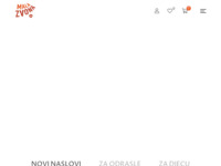 Frontpage screenshot for site: Mala zvona - knjige koje traju (http://www.mala-zvona.hr)