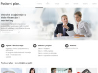 Frontpage screenshot for site: Poslovni plan (http://poslovni-plan.com)