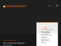 Frontpage screenshot for site: MM-informatika (http://www.mm-informatika.com)