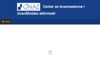 Frontpage screenshot for site: Udruga Cinaz (http://www.udrugacinaz.hr)