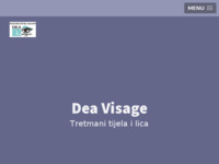 Frontpage screenshot for site: (http://dea-visage.hr)